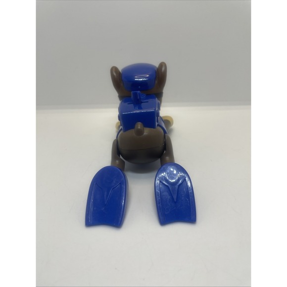 Nickelodeon Paw Patrol Chase Paddlin' Pups Swimmer Toy 6.5'Long Wind Up - Picture 4 of 10